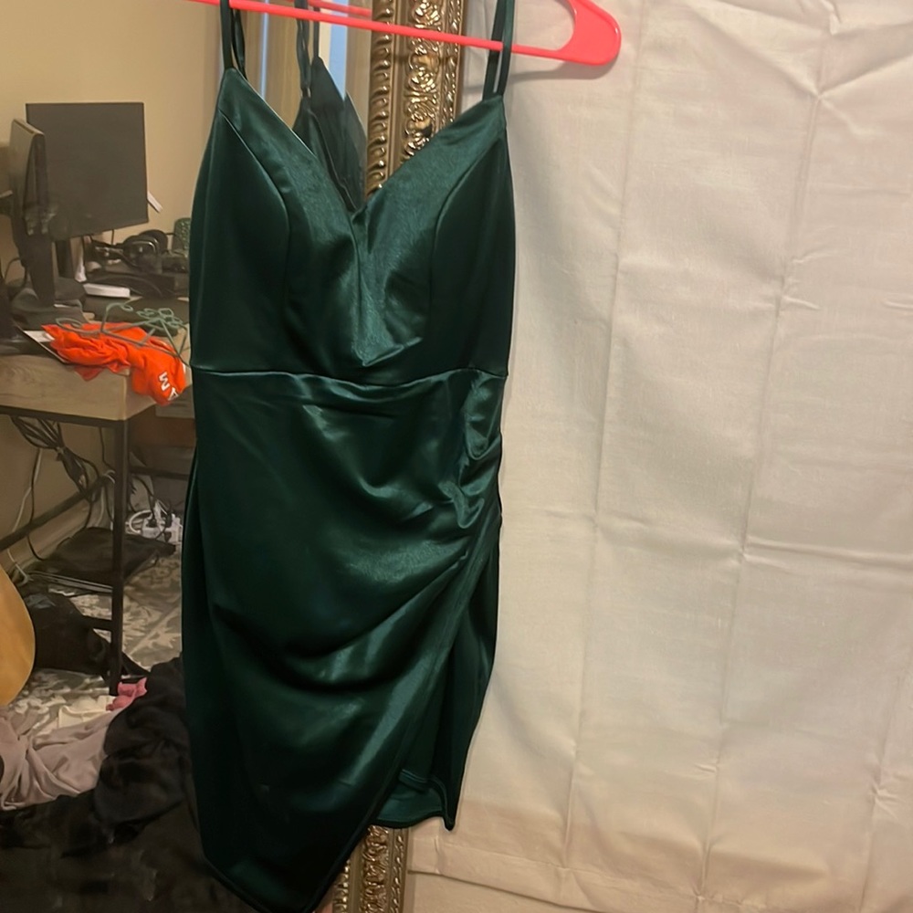 Green dress-wore once!